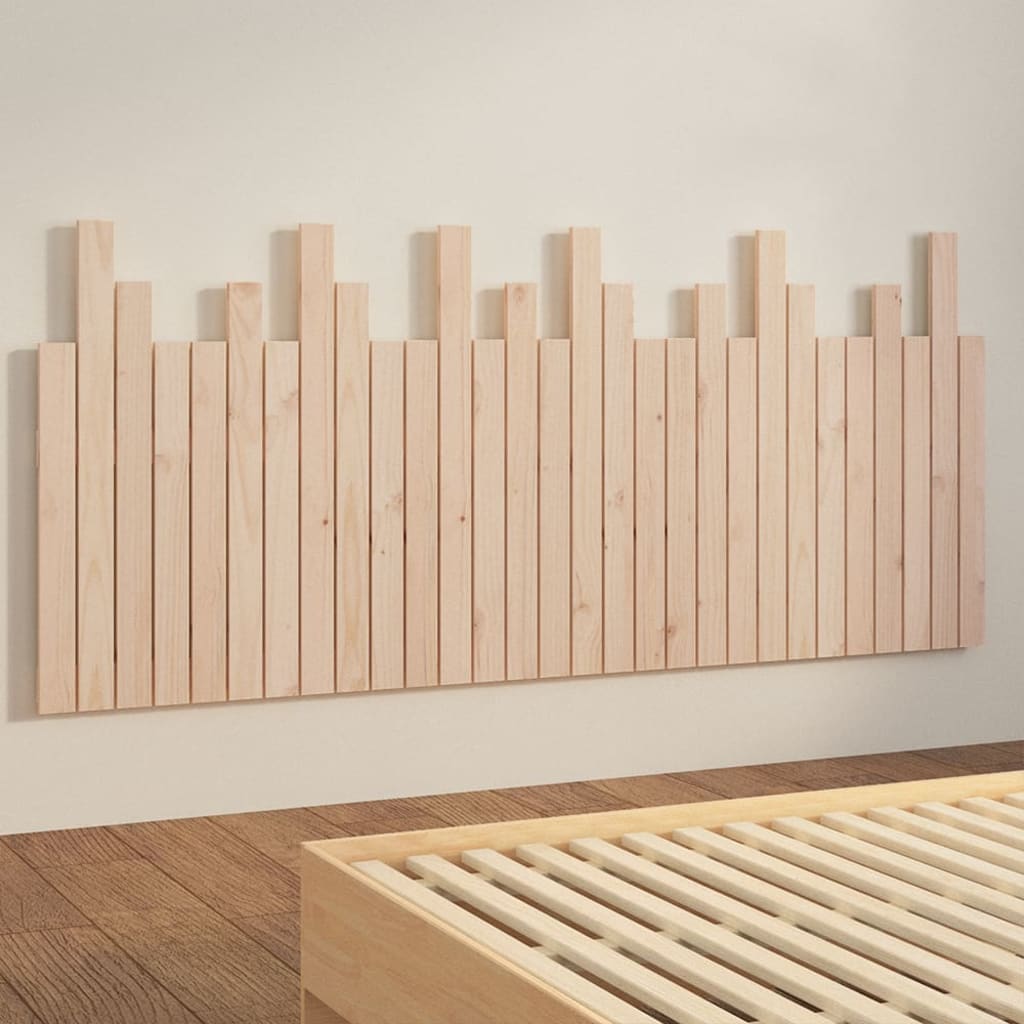 Hoofdbord wandmontage 185x3x80 cm massief grenenhout is nu te koop bij PeponiXL, paradijselijk wonen!