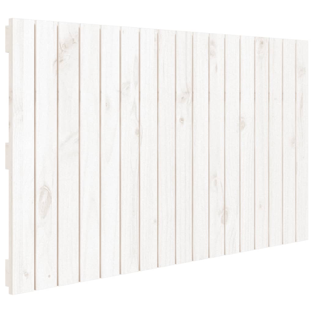 Wandhoofdbord 108x3x60 cm massief grenenhout wit is nu te koop bij PeponiXL, paradijselijk wonen!