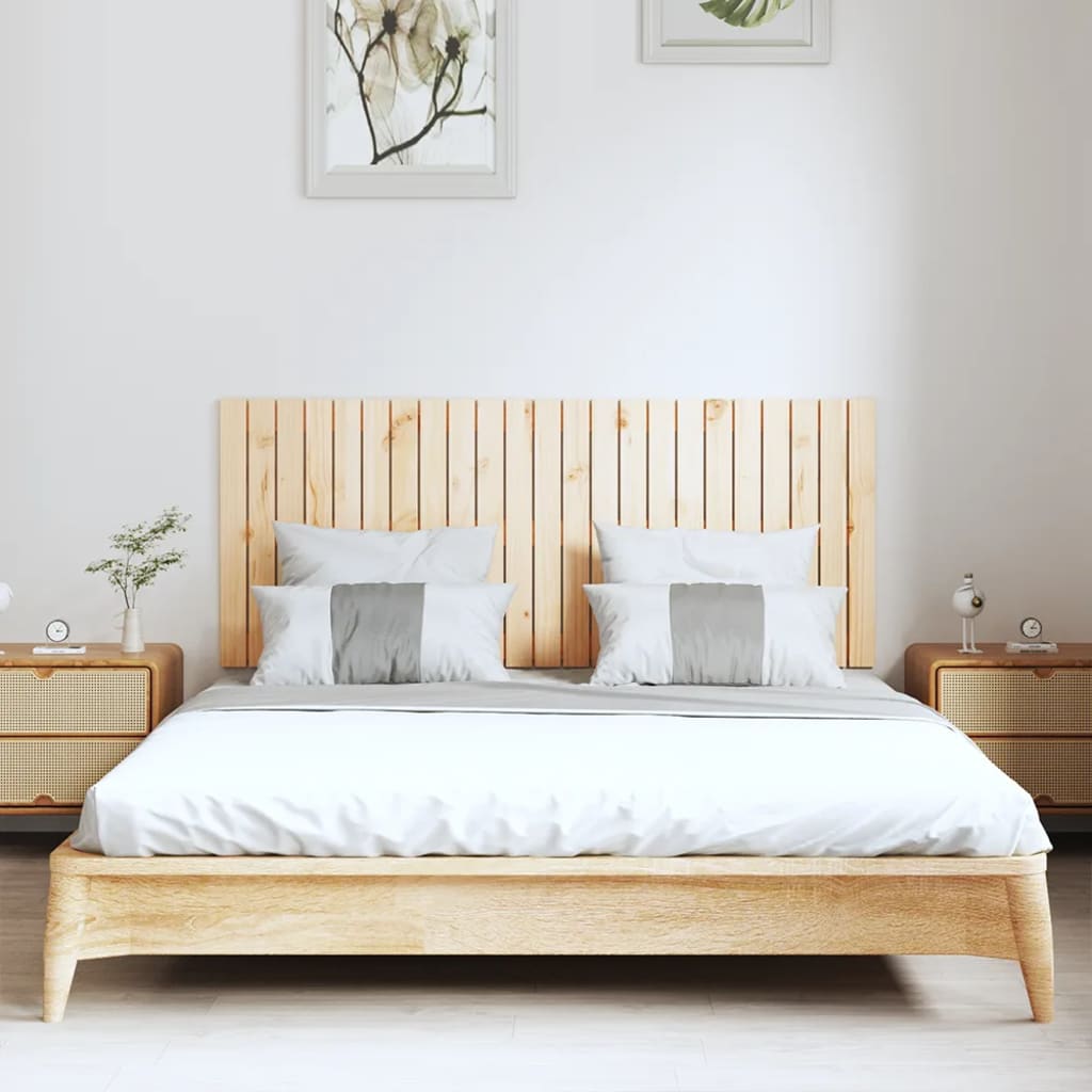 Wandhoofdbord 147x3x60 cm massief grenenhout is nu te koop bij PeponiXL, paradijselijk wonen!