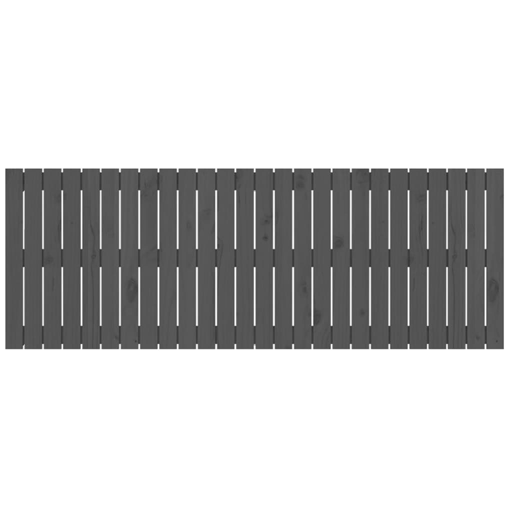 Wandhoofdbord 166x3x60 cm massief grenenhout grijs is nu te koop bij PeponiXL, paradijselijk wonen!