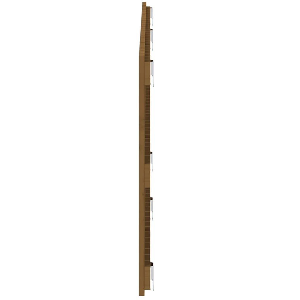 Wandhoofdbord 166x3x60 cm massief grenenhout honingbruin is nu te koop bij PeponiXL, paradijselijk wonen!