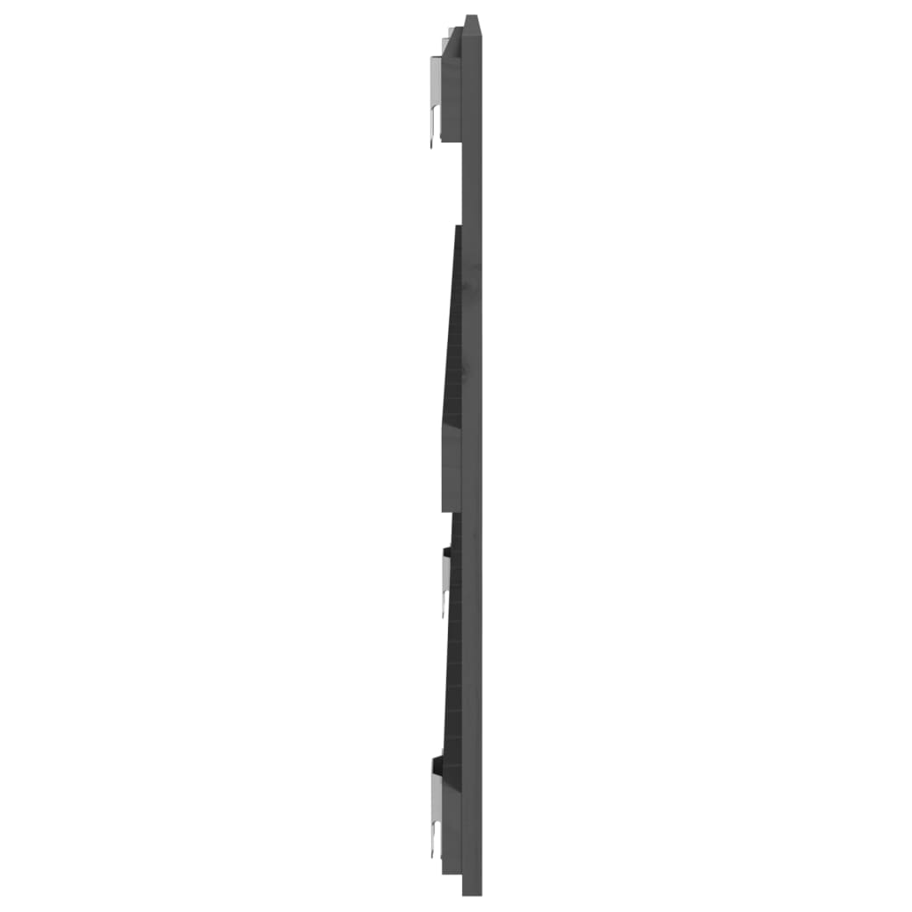 Wandhoofdbord 140x3x60 cm massief grenenhout grijs is nu te koop bij PeponiXL, paradijselijk wonen!