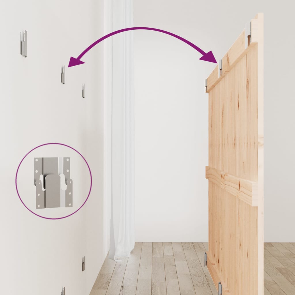 Wandhoofdbord 159,5x3x90 cm massief grenenhout is nu te koop bij PeponiXL, paradijselijk wonen!