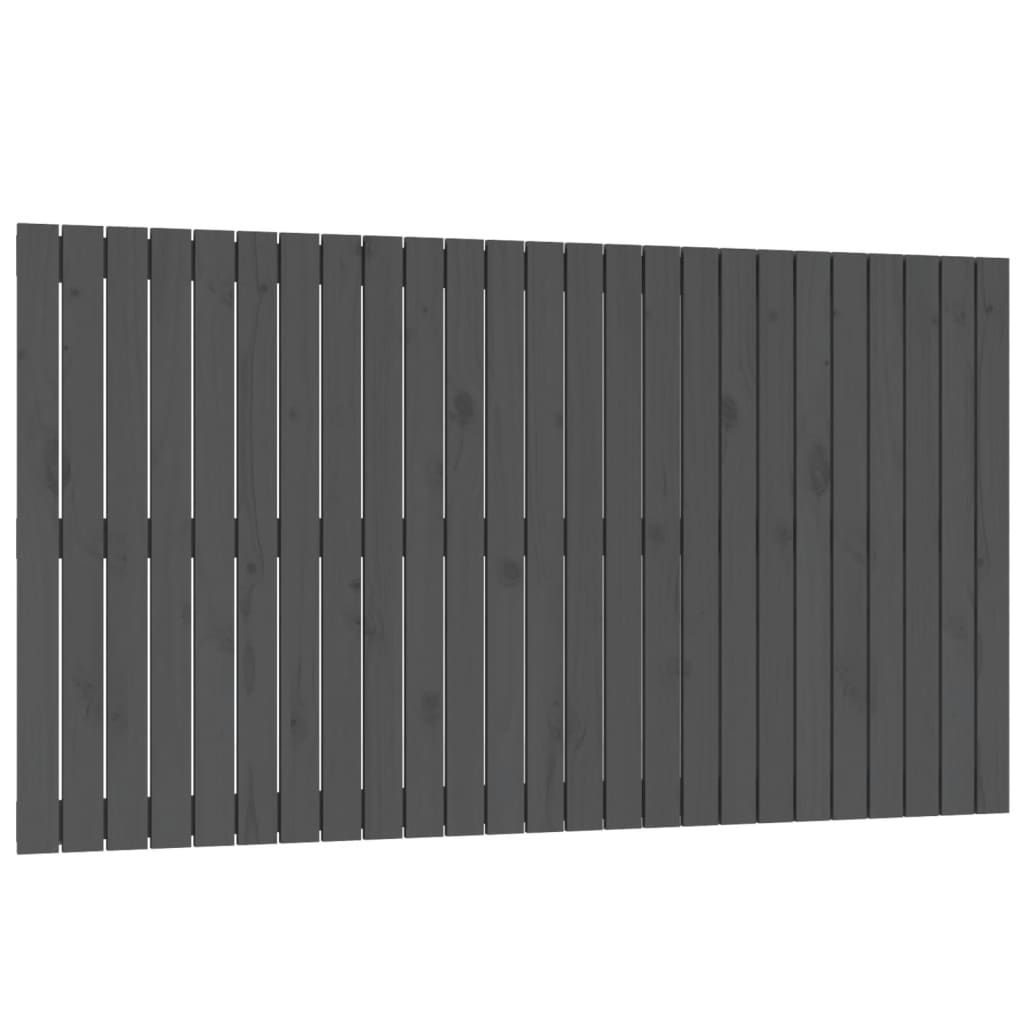 Wandhoofdbord 159,5x3x90 cm massief grenenhout grijs is nu te koop bij PeponiXL, paradijselijk wonen!