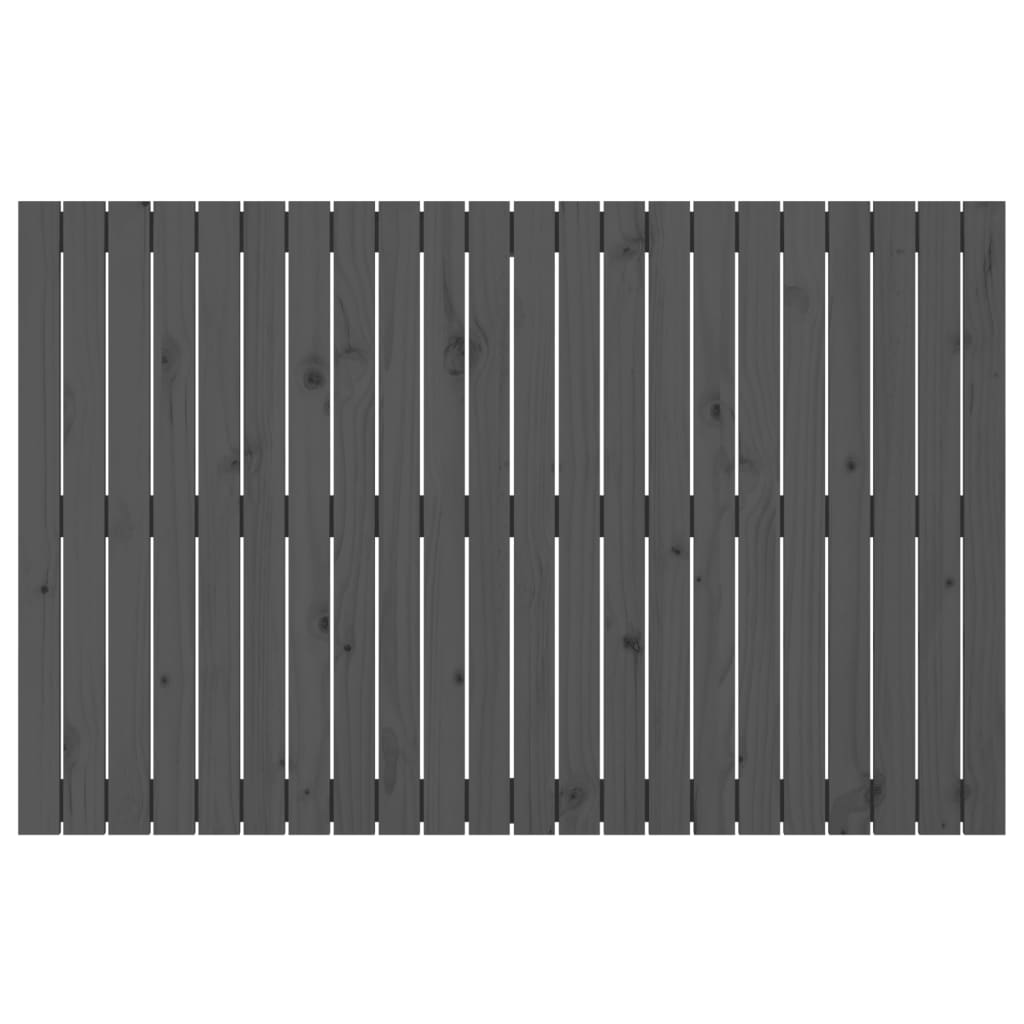 Wandhoofdbord 140x3x90 cm massief grenenhout grijs is nu te koop bij PeponiXL, paradijselijk wonen!