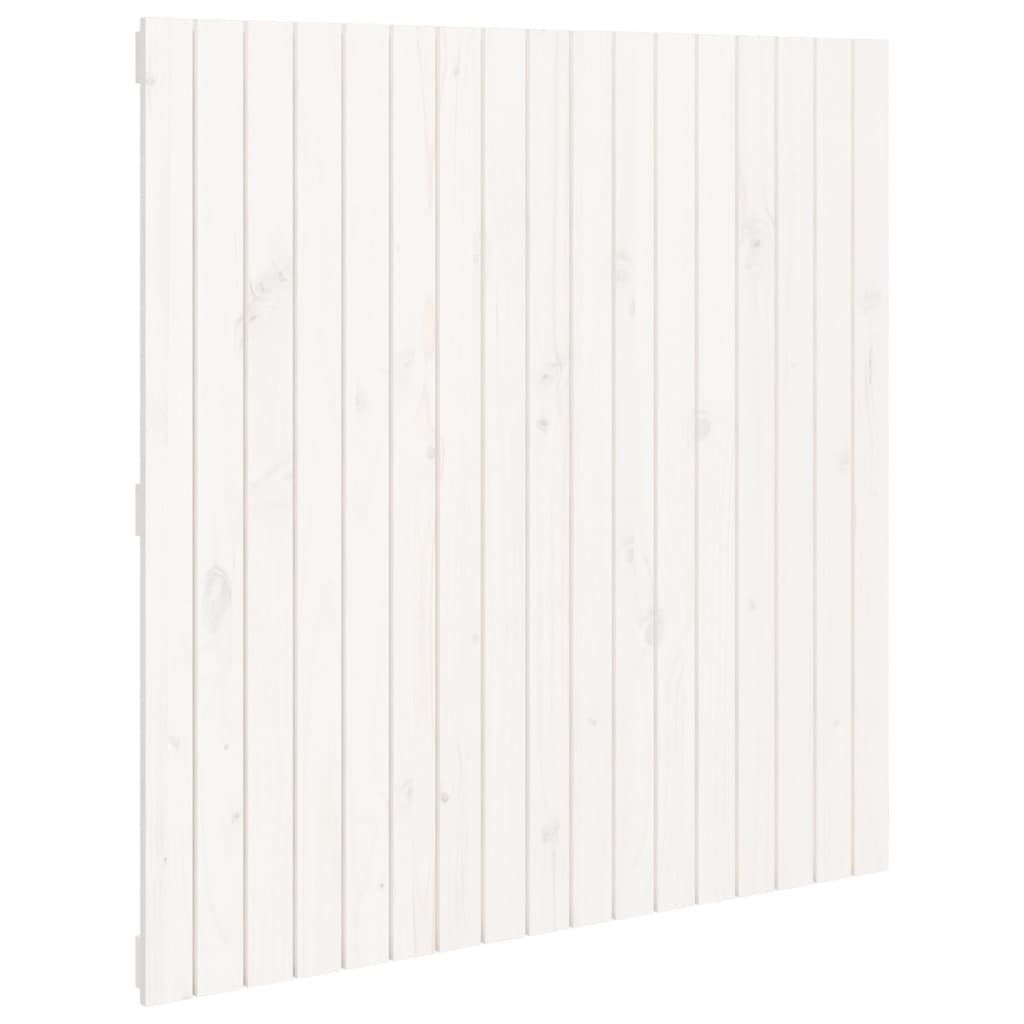 Wandhoofdbord 108x3x110 cm massief grenenhout wit is nu te koop bij PeponiXL, paradijselijk wonen!