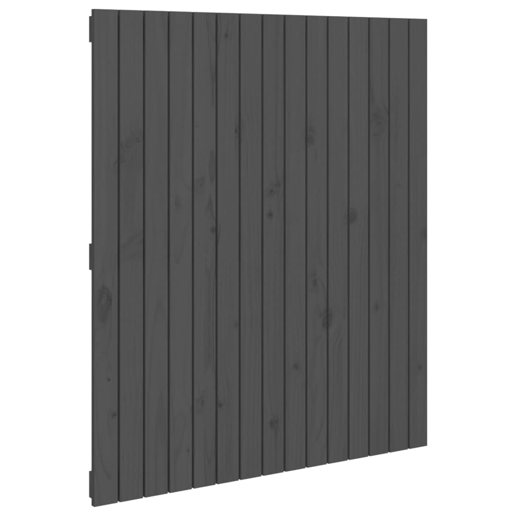 Wandhoofdbord 95,5x3x110 cm massief grenenhout grijs is nu te koop bij PeponiXL, paradijselijk wonen!