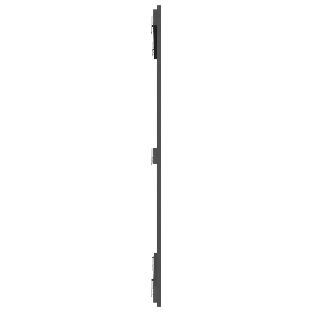 Wandhoofdbord 95,5x3x110 cm massief grenenhout grijs is nu te koop bij PeponiXL, paradijselijk wonen!