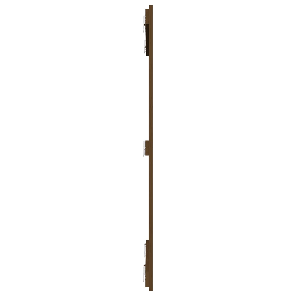 Wandhoofdbord 95,5x3x110 cm massief grenenhout honingbruin is nu te koop bij PeponiXL, paradijselijk wonen!
