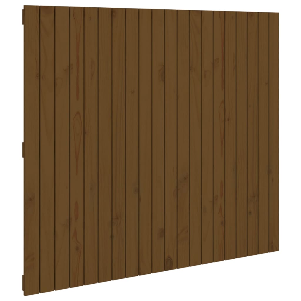 Wandhoofdbord 127,5x3x110 cm massief grenenhout honingbruin is nu te koop bij PeponiXL, paradijselijk wonen!