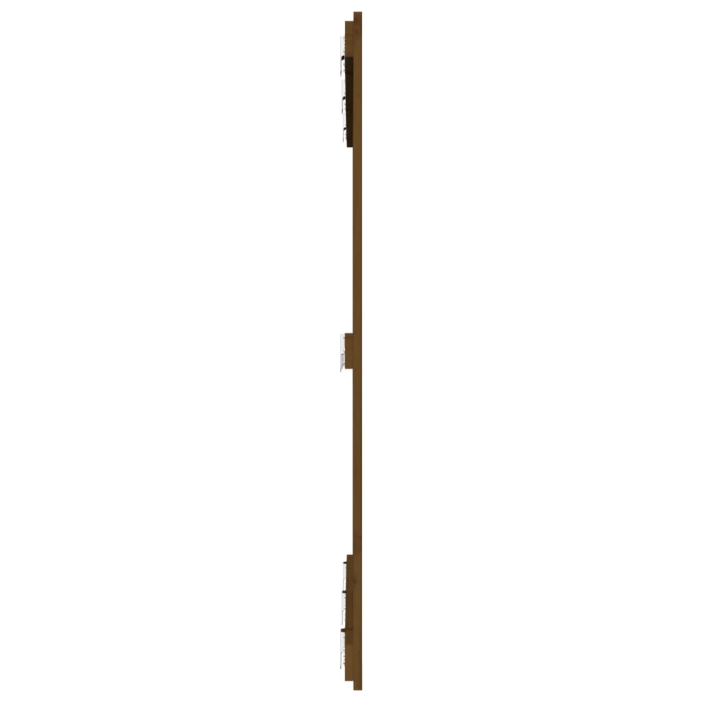 Wandhoofdbord 127,5x3x110 cm massief grenenhout honingbruin is nu te koop bij PeponiXL, paradijselijk wonen!