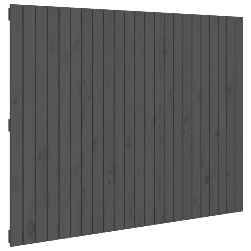 Wandhoofdbord 146,5x3x110 cm massief grenenhout grijs is nu te koop bij PeponiXL, paradijselijk wonen!