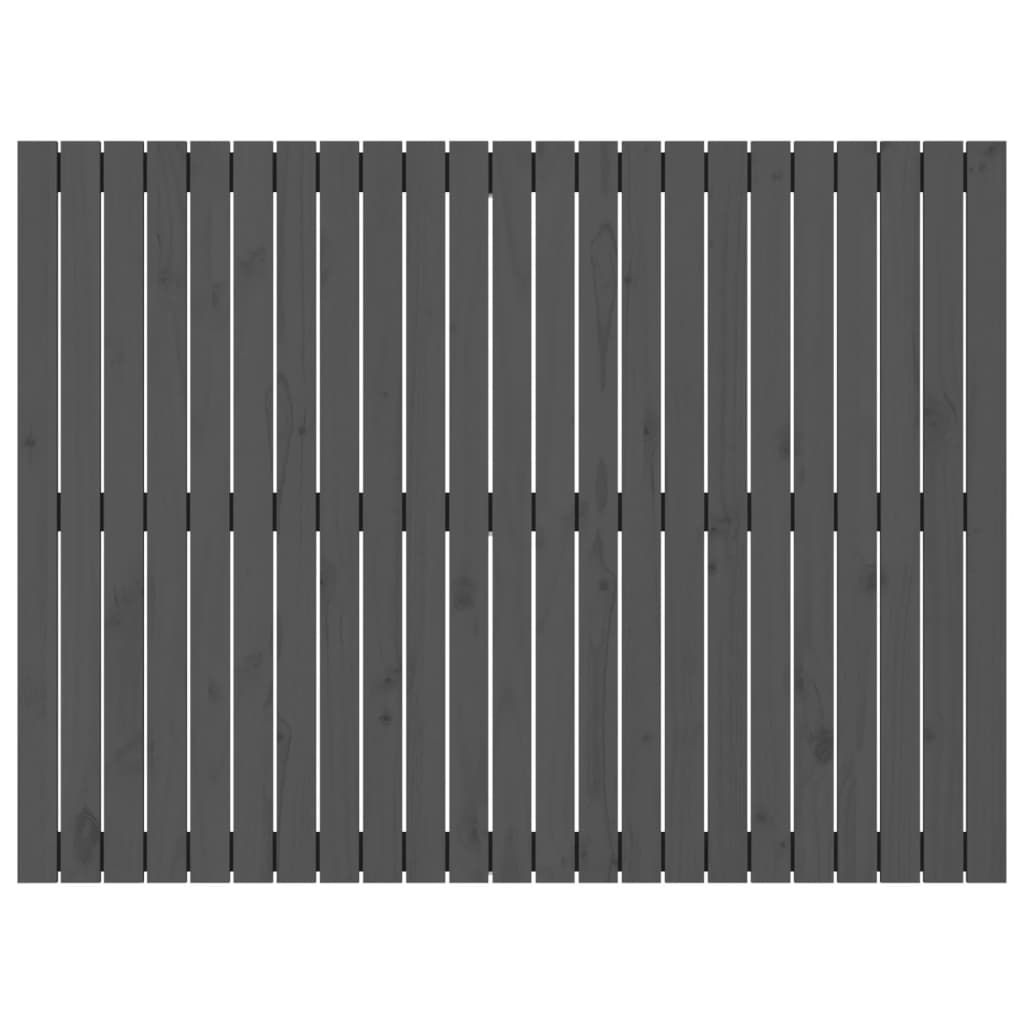 Wandhoofdbord 146,5x3x110 cm massief grenenhout grijs is nu te koop bij PeponiXL, paradijselijk wonen!