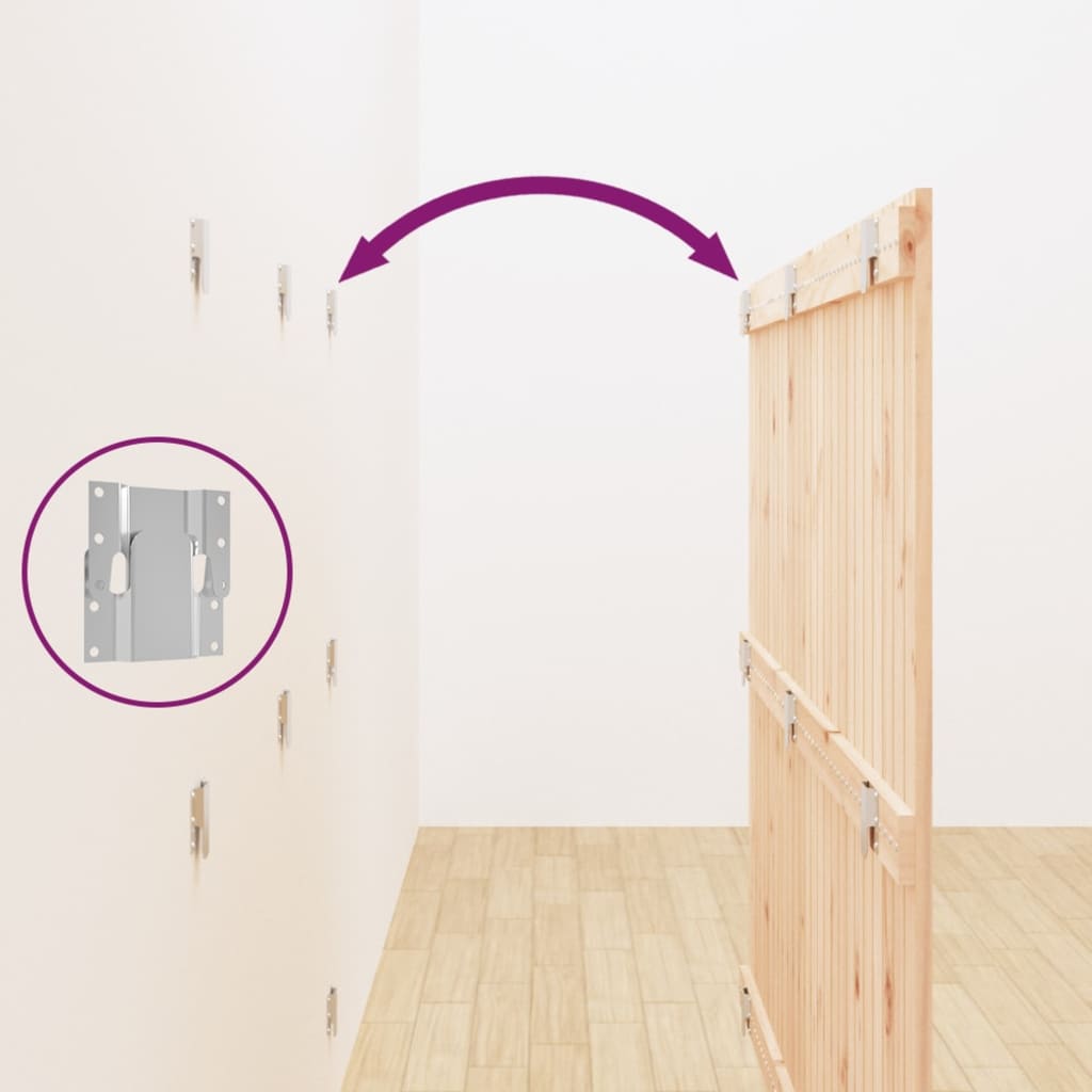 Wandhoofdbord 159,5x3x110 cm massief grenenhout is nu te koop bij PeponiXL, paradijselijk wonen!