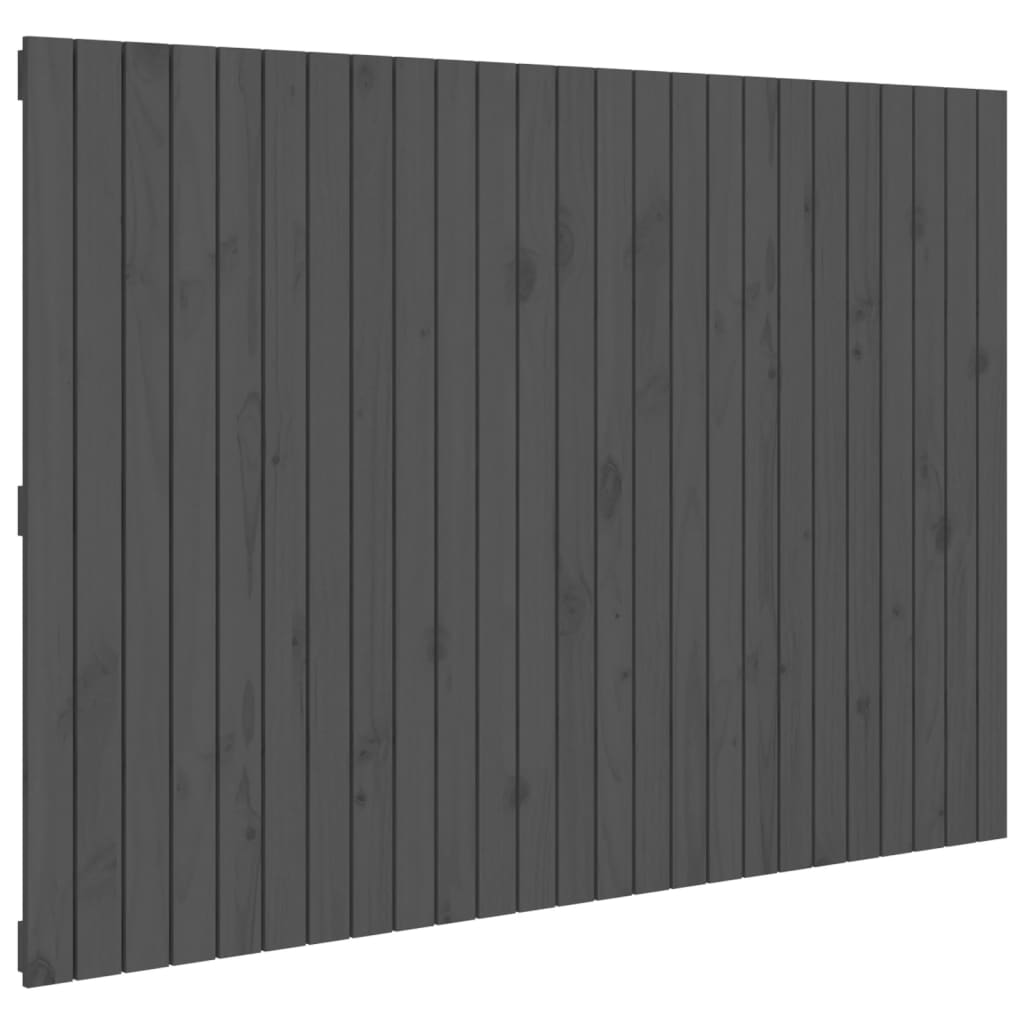 Wandhoofdbord 159,5x3x110 cm massief grenenhout grijs is nu te koop bij PeponiXL, paradijselijk wonen!