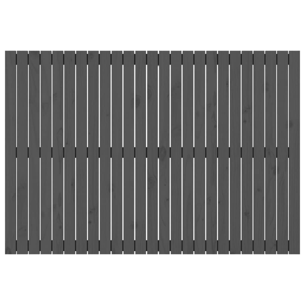 Wandhoofdbord 159,5x3x110 cm massief grenenhout grijs is nu te koop bij PeponiXL, paradijselijk wonen!