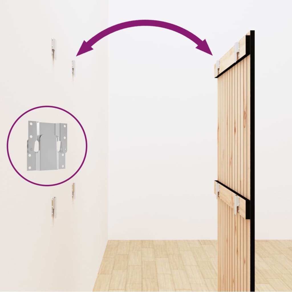 Wandhoofdbord 82,5x3x110 cm massief grenenhout zwart is nu te koop bij PeponiXL, paradijselijk wonen!