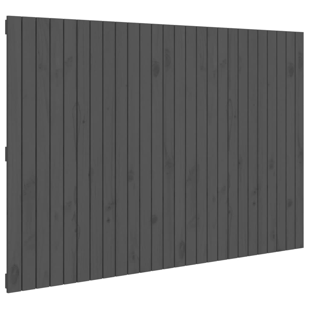 Wandhoofdbord 166x3x110 cm massief grenenhout grijs is nu te koop bij PeponiXL, paradijselijk wonen!