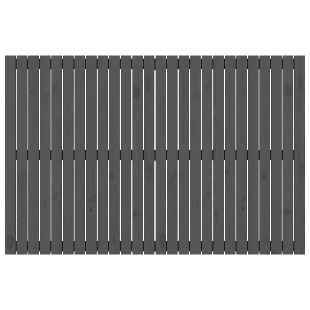 Wandhoofdbord 166x3x110 cm massief grenenhout grijs is nu te koop bij PeponiXL, paradijselijk wonen!