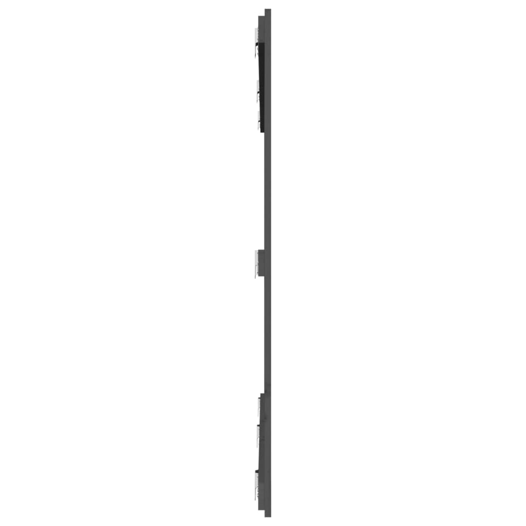 Wandhoofdbord 185x3x110 cm massief grenenhout grijs is nu te koop bij PeponiXL, paradijselijk wonen!