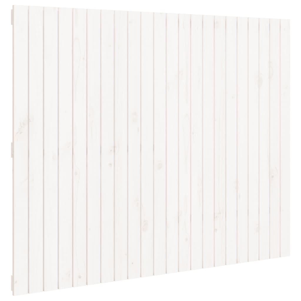 Wandhoofdbord 140x3x110 cm massief grenenhout wit is nu te koop bij PeponiXL, paradijselijk wonen!