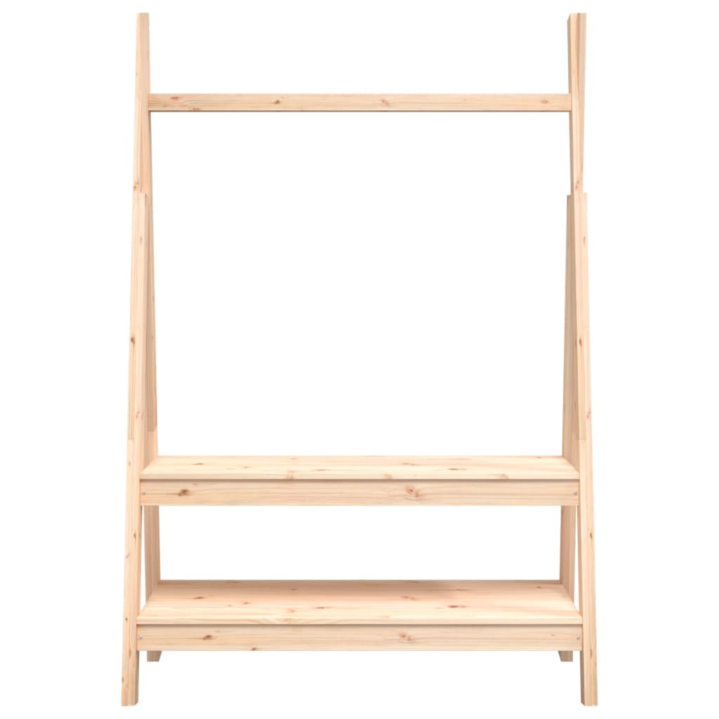Kledingrek 100x45,5x150 cm massief grenenhout is nu te koop bij PeponiXL, paradijselijk wonen!