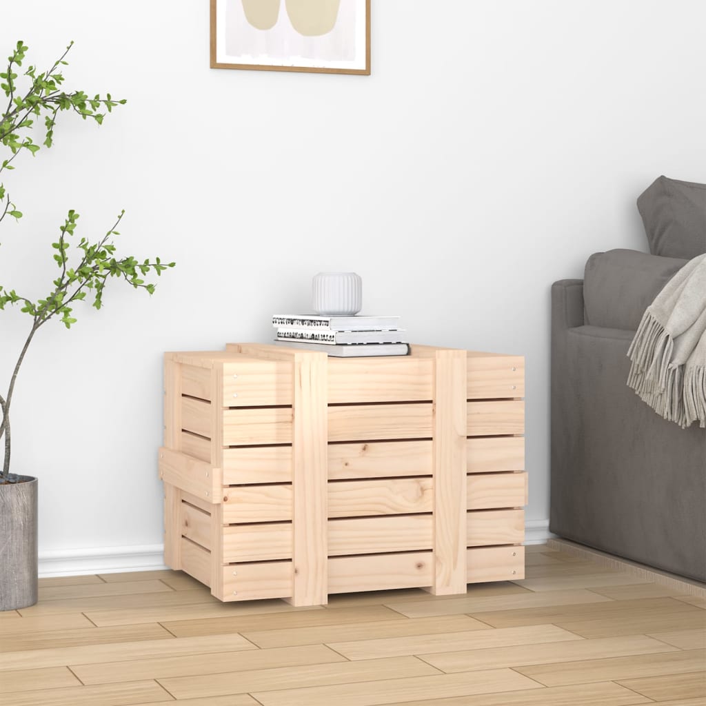 Opbergbox 58x40,5x42 cm massief grenenhout is nu te koop bij PeponiXL, paradijselijk wonen!