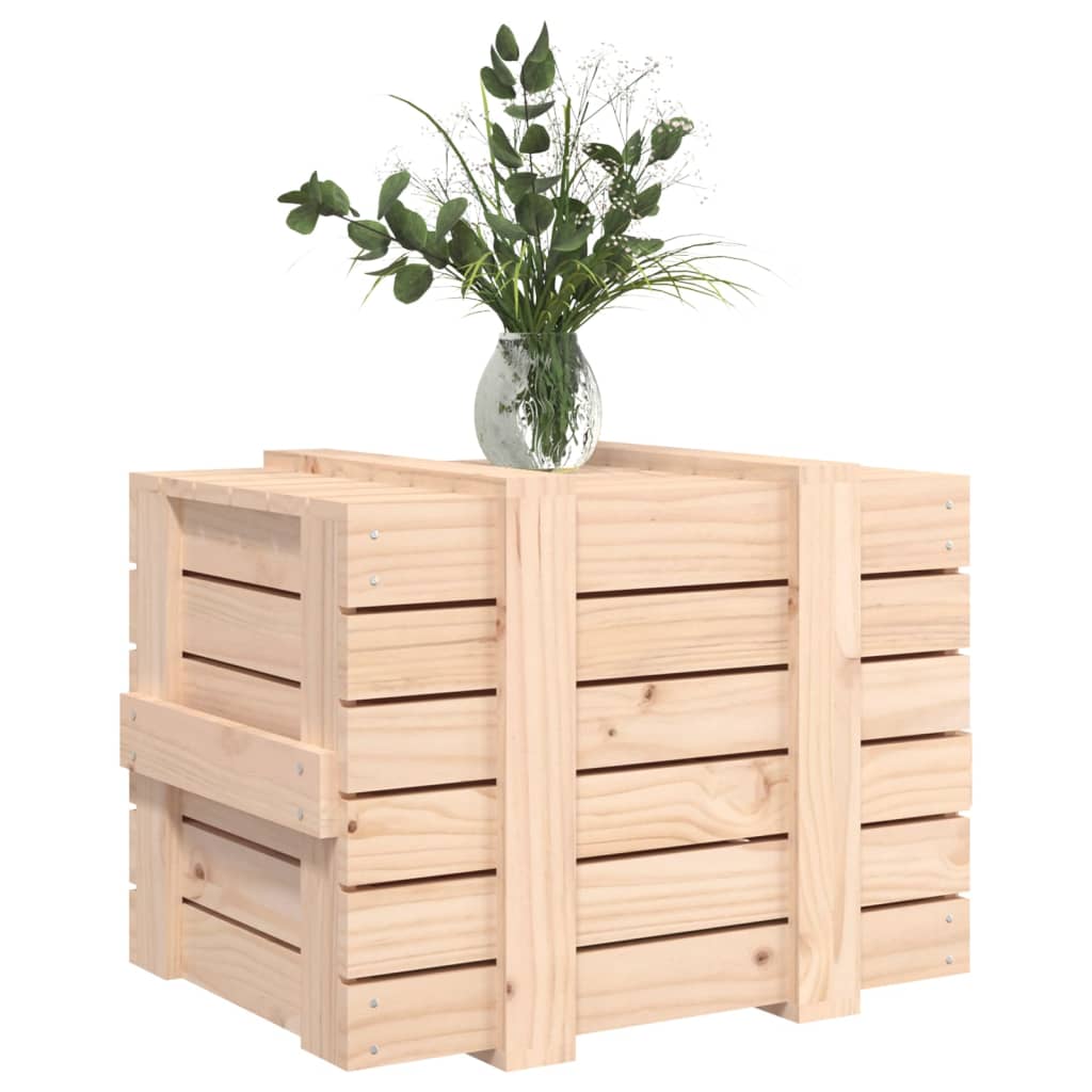 Opbergbox 58x40,5x42 cm massief grenenhout is nu te koop bij PeponiXL, paradijselijk wonen!