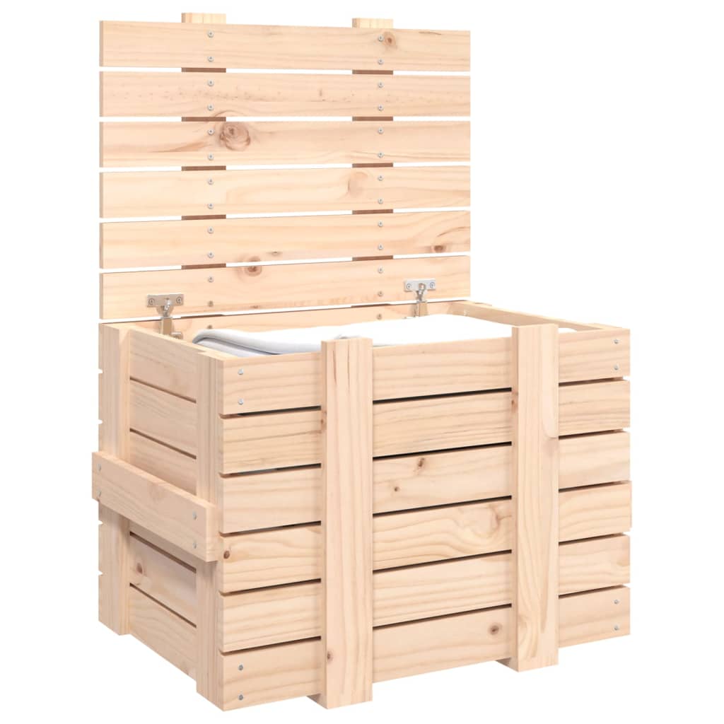 Opbergbox 58x40,5x42 cm massief grenenhout is nu te koop bij PeponiXL, paradijselijk wonen!