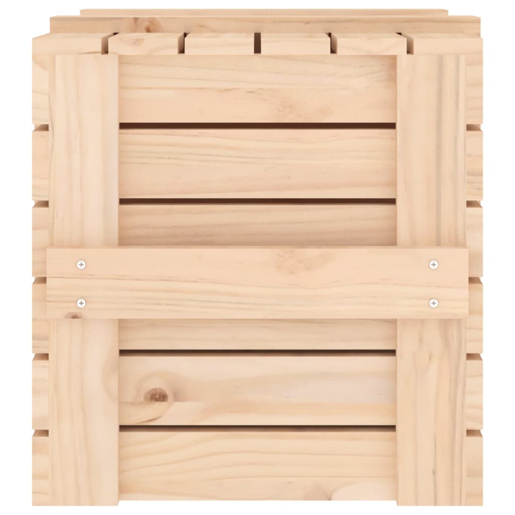 Opbergbox 58x40,5x42 cm massief grenenhout is nu te koop bij PeponiXL, paradijselijk wonen!