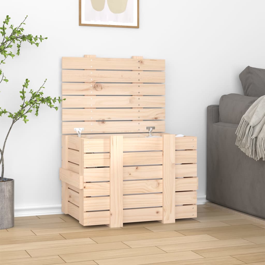 Opbergbox 58x40,5x42 cm massief grenenhout is nu te koop bij PeponiXL, paradijselijk wonen!
