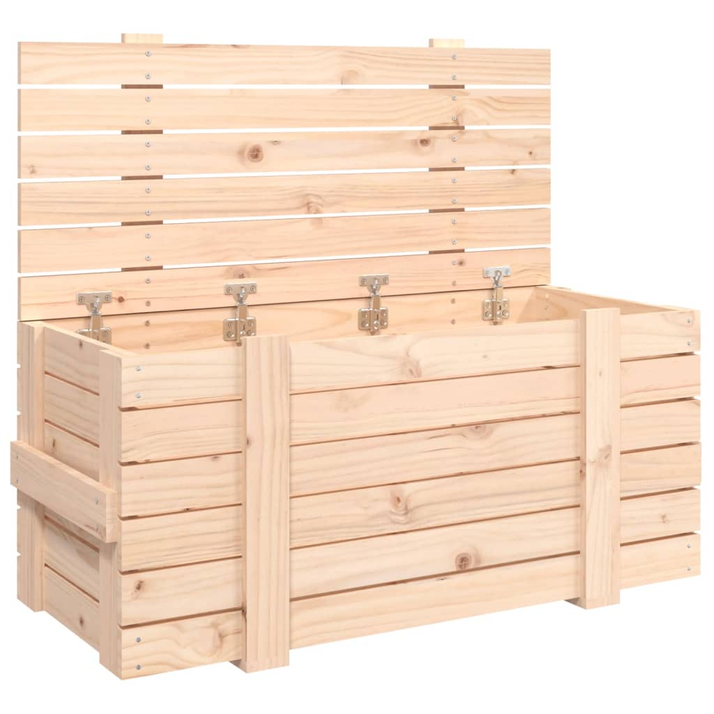 Opbergbox 91x40,5x42 cm massief grenenhout is nu te koop bij PeponiXL, paradijselijk wonen!