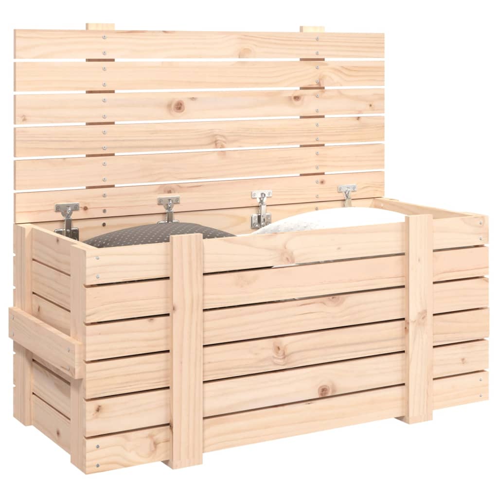 Opbergbox 91x40,5x42 cm massief grenenhout is nu te koop bij PeponiXL, paradijselijk wonen!
