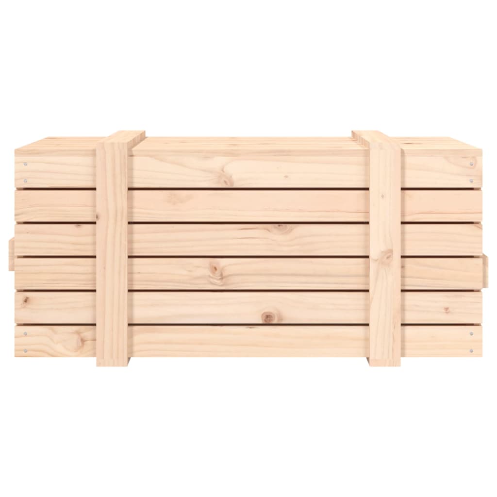 Opbergbox 91x40,5x42 cm massief grenenhout is nu te koop bij PeponiXL, paradijselijk wonen!