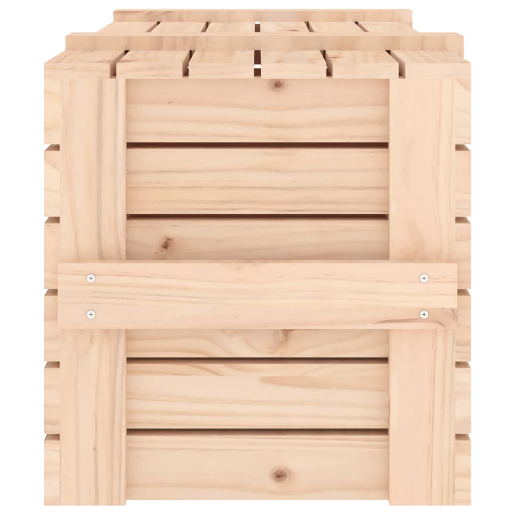 Opbergbox 91x40,5x42 cm massief grenenhout is nu te koop bij PeponiXL, paradijselijk wonen!