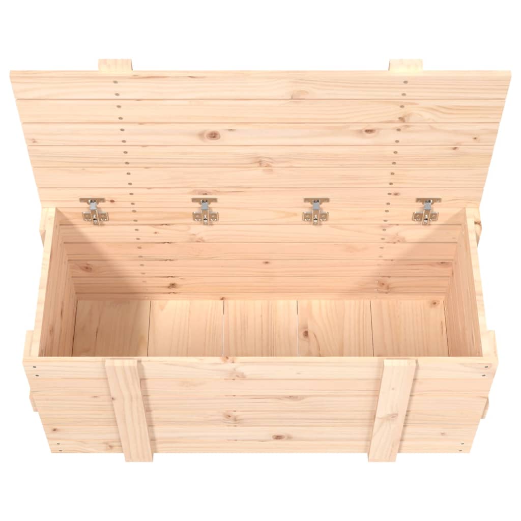 Opbergbox 91x40,5x42 cm massief grenenhout is nu te koop bij PeponiXL, paradijselijk wonen!
