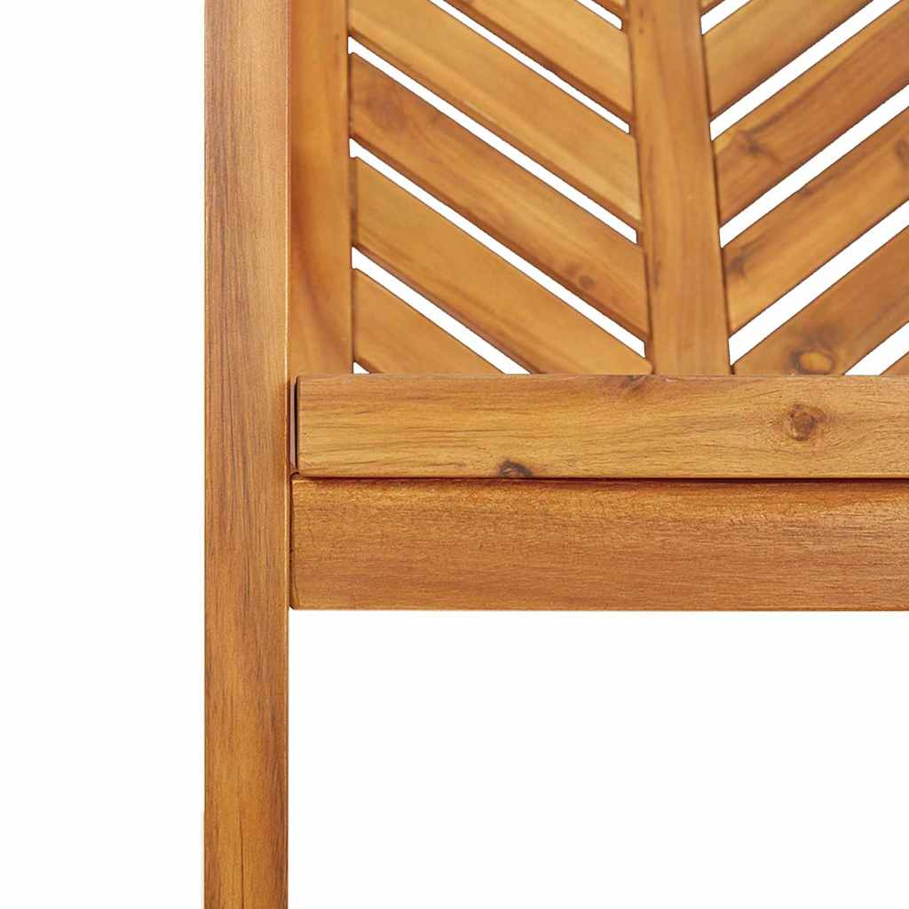 Tuin eettafelset 7 pcs Bruin Massief Acaciahout is nu te koop bij PeponiXL, paradijselijk wonen!