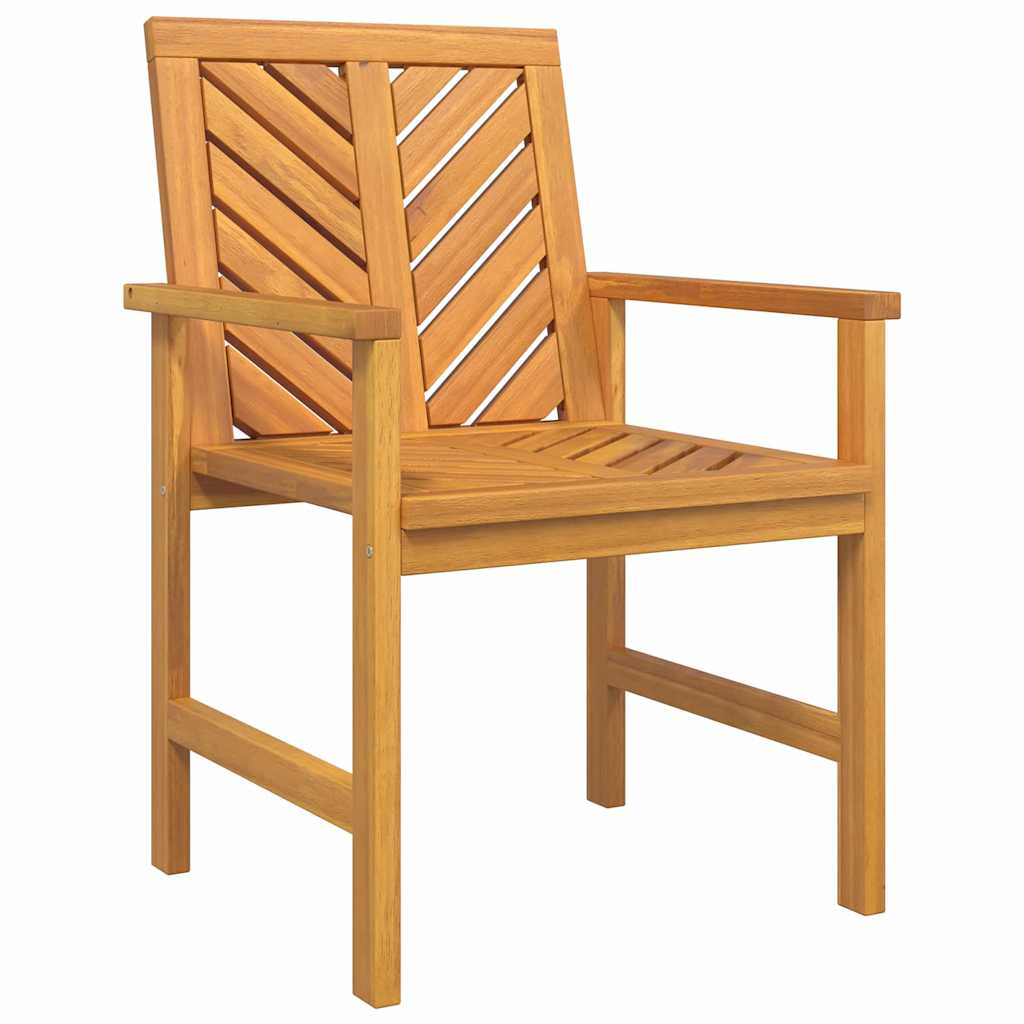 Tuin eettafelset 6 pcs Bruin Massief Acaciahout is nu te koop bij PeponiXL, paradijselijk wonen!