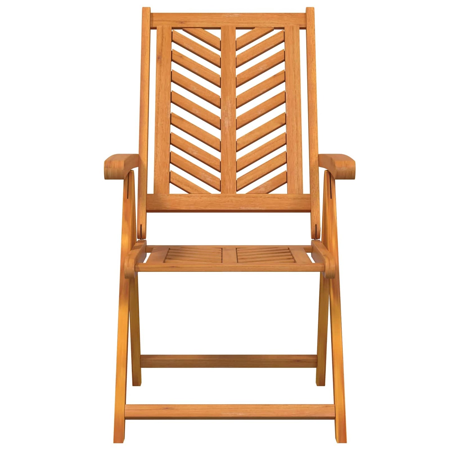 Tuinstoel 6 pcs Bruin 57 x 72 x 109 cm Massief Acaciahout is nu te koop bij PeponiXL, paradijselijk wonen!