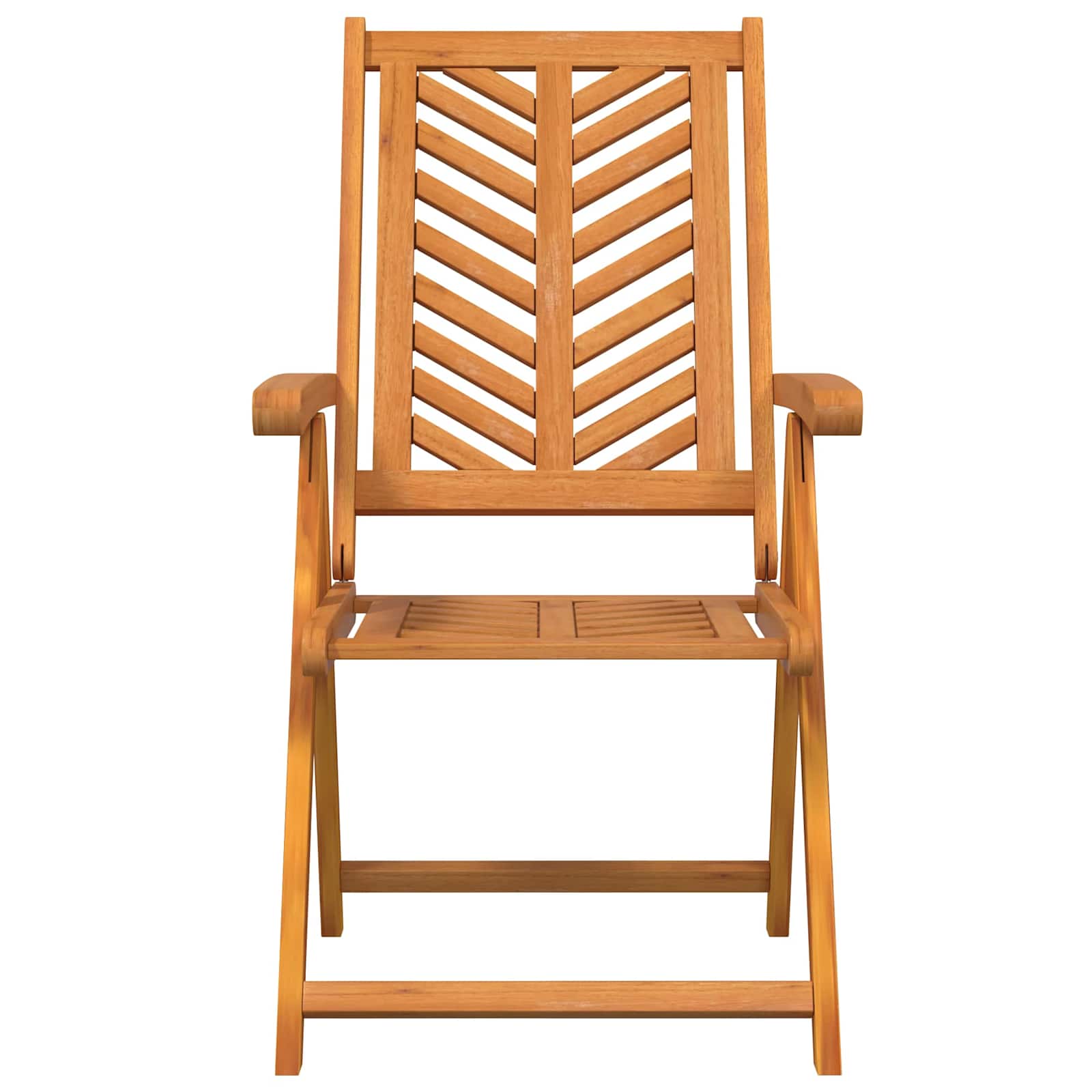 Tuinstoel 6 pcs Bruin 57 x 72 x 109 cm Massief Acaciahout is nu te koop bij PeponiXL, paradijselijk wonen!