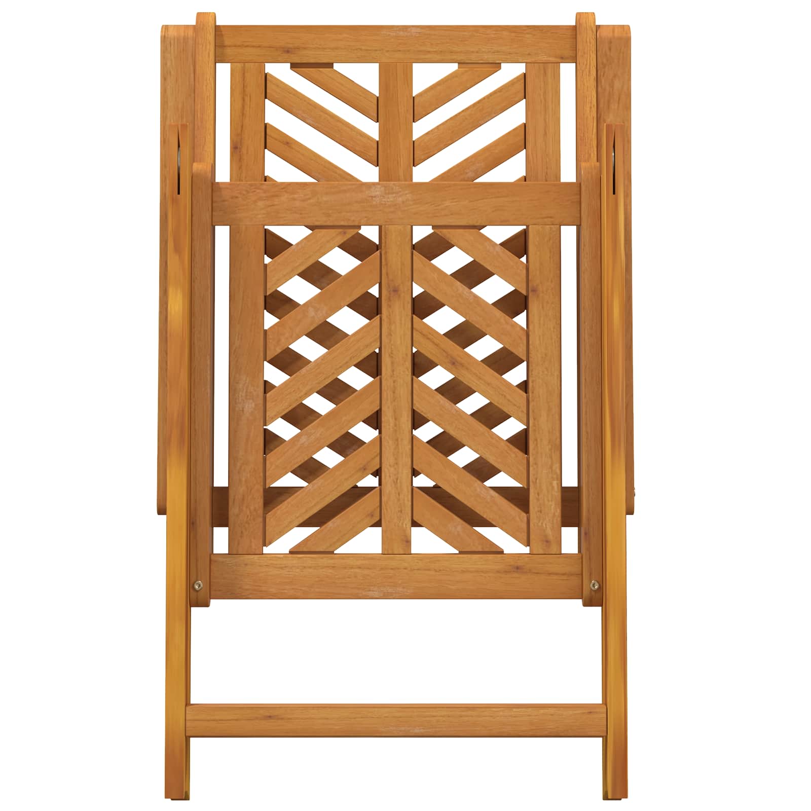 Tuinstoel 6 pcs Bruin 57 x 72 x 109 cm Massief Acaciahout is nu te koop bij PeponiXL, paradijselijk wonen!