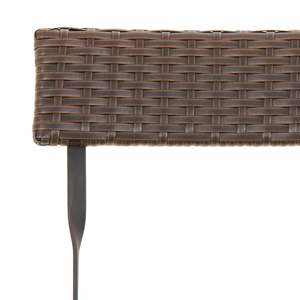 3-delige Bistroset inklapbaar poly rattan bruin is nu te koop bij PeponiXL, paradijselijk wonen!