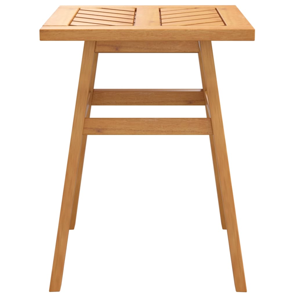 Bijzettafel 45x45x60 cm massief acaciahout is nu te koop bij PeponiXL, paradijselijk wonen!