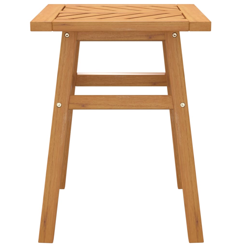 Bijzettafel 45x45x60 cm massief acaciahout is nu te koop bij PeponiXL, paradijselijk wonen!