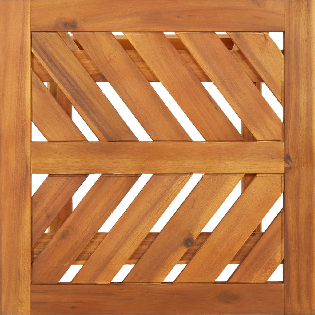 Bijzettafel 45x45x60 cm massief acaciahout is nu te koop bij PeponiXL, paradijselijk wonen!