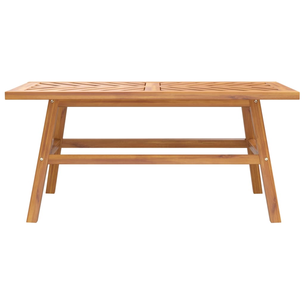 Salontafel 100x50x45 cm massief acaciahout is nu te koop bij PeponiXL, paradijselijk wonen!