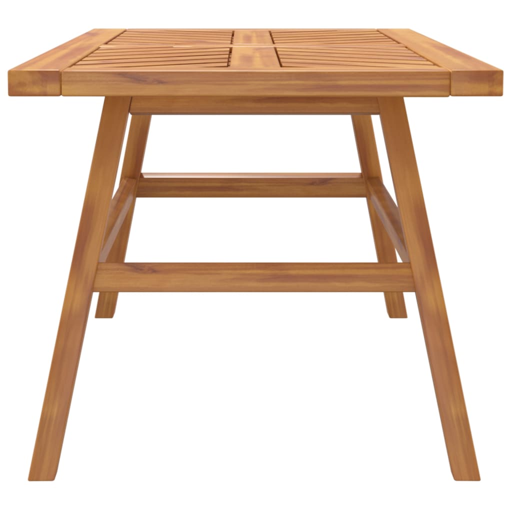 Salontafel 100x50x45 cm massief acaciahout is nu te koop bij PeponiXL, paradijselijk wonen!