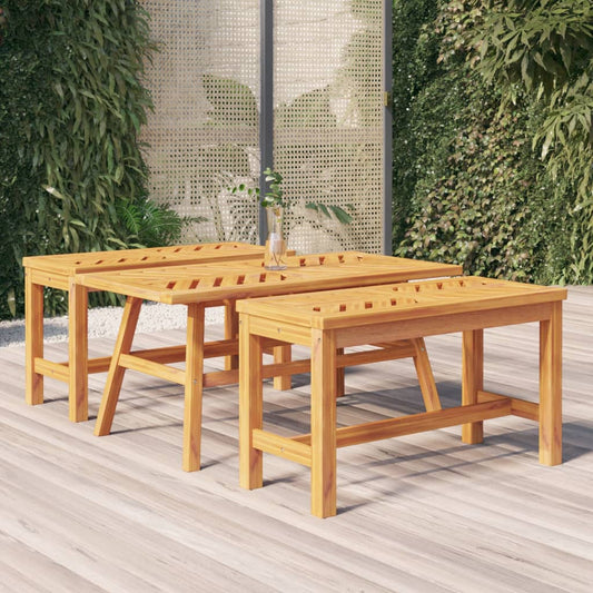 Salontafel 100x50x45 cm massief acaciahout is nu te koop bij PeponiXL, paradijselijk wonen!
