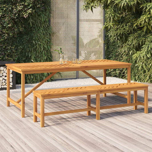 Tuintafel 200x90x74 cm massief acaciahout is nu te koop bij PeponiXL, paradijselijk wonen!