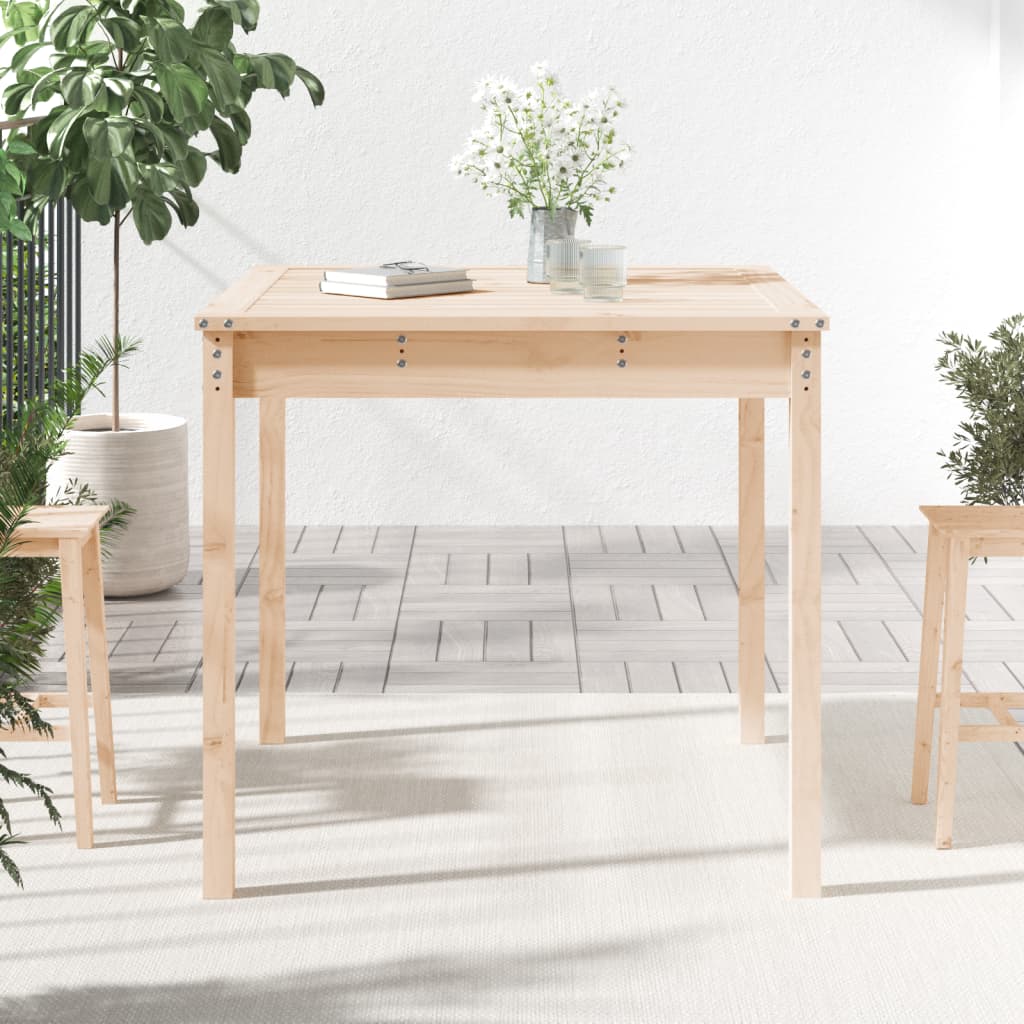 Tuintafel 82,5x82,5x76 cm massief grenenhout is nu te koop bij PeponiXL, paradijselijk wonen!